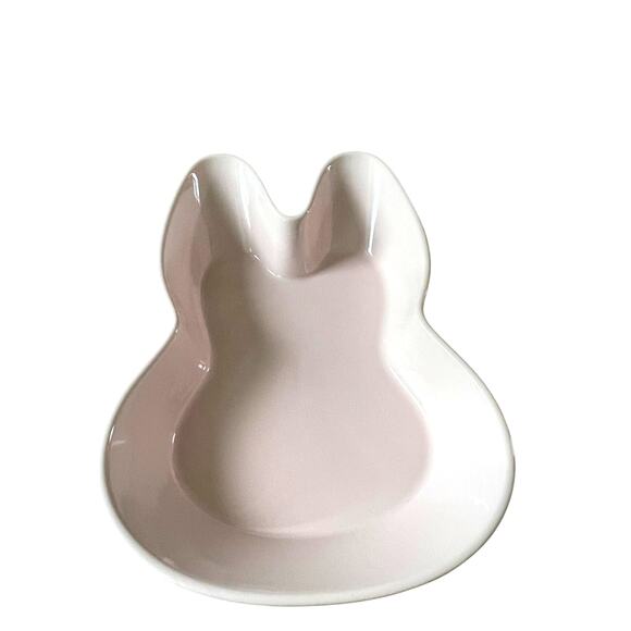 ZRIKE Bunny Shaped Baker 12in Pink Ceramic Spring Easter NEW - Picture 7 of 10